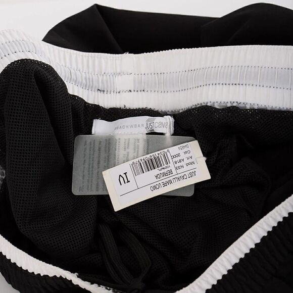 New Just Cavalli Men XXS / EU 44 Black Swimming Shorts Board Swimsuit Trunks - Picture 5 of 7